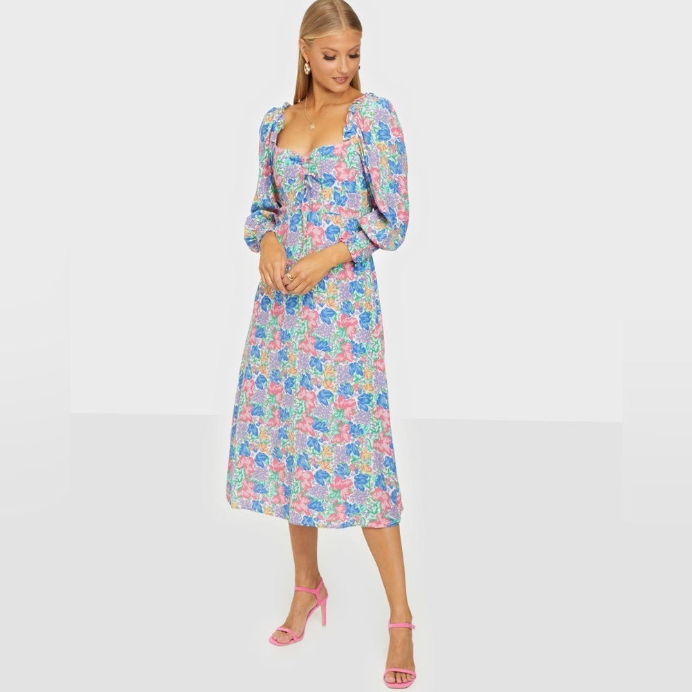 Faithfull The Brand Mathilde Jemima Floral Dress Small